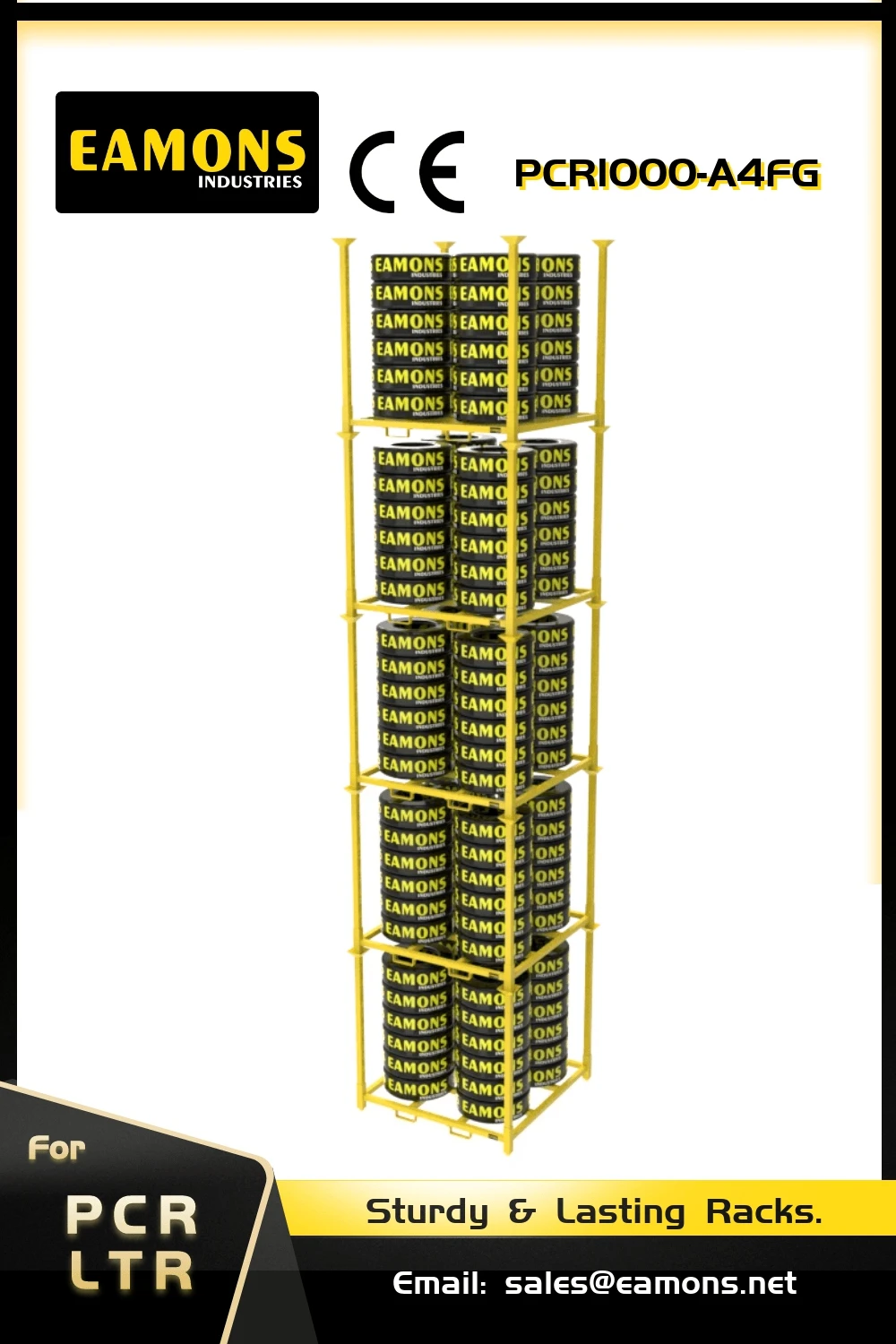 PCR1000-A4FG PALLET STACKING RACKS 5 PCR1000-A4FG PALLET STACKING RACKS 5