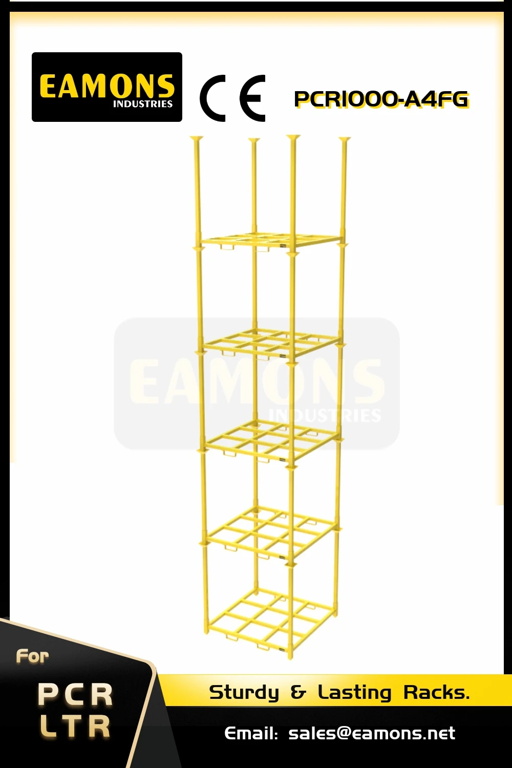 PCR1000-A4FG PALLET STACKING RACKS 4 PCR1000-A4FG PALLET STACKING RACKS 4